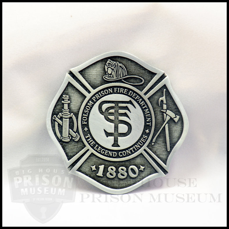 Folsom Prison Fire Department Belt Buckle